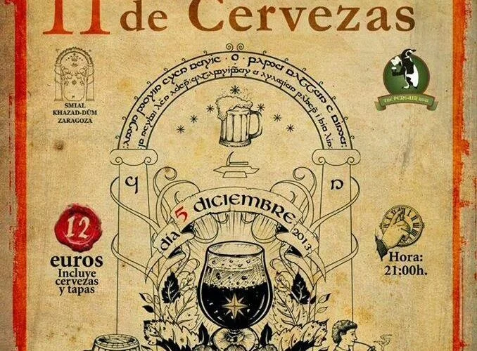 El Smial de Khazad-Dûm organiza la II Cata Hobbit de Cervezas en Zaragoza