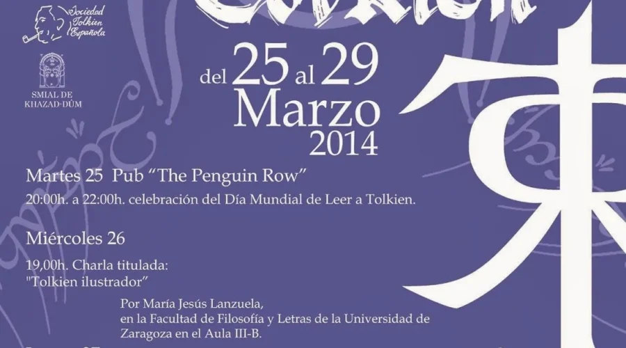 En Marzo se celebrarán los XIII Encuentros con Tolkien en Zaragoza