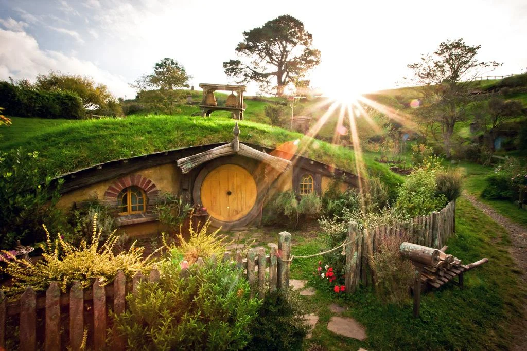 Decorado de Hobbiton en Matamata Hobbiton
