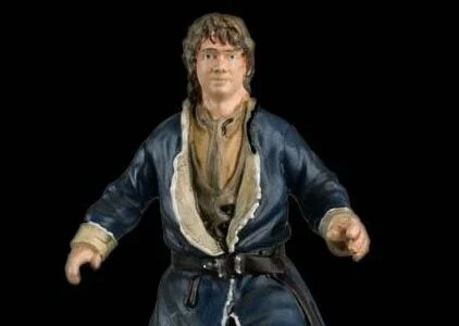 Figuras de resina metálica de los personajes de la trilogía de El Hobbit