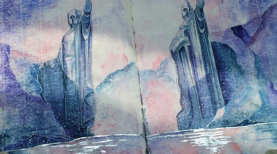 Impresionantes acuarelas de El Hobbit y El Señor de los Anillos
