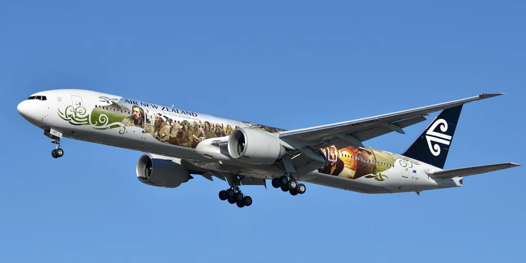 Avión de El Hobbit: Un Viaje Inesperado AirNZhobbit3