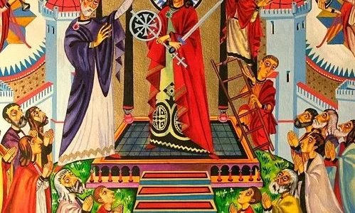 Ilustraciones estilo medieval de El Señor de los Anillos