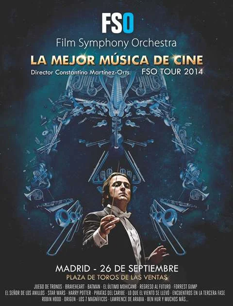 Cartel de la Film Symphony Orchestra FSO2014