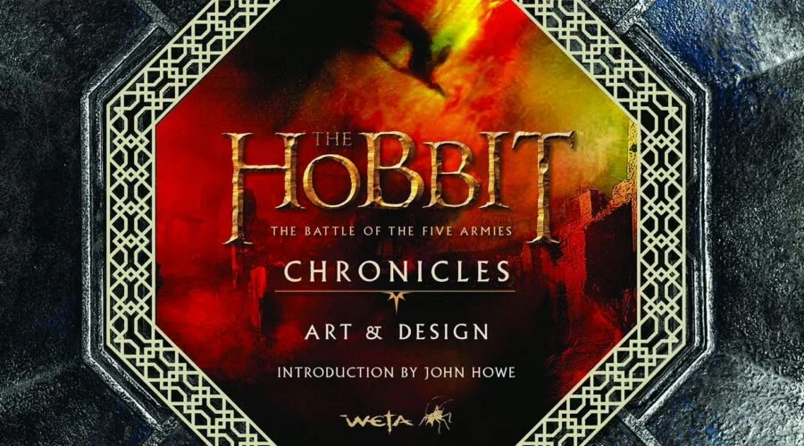 Portada del libro Crónicas de Arte y Diseño de La Batalla de los Cinco Ejércitos
