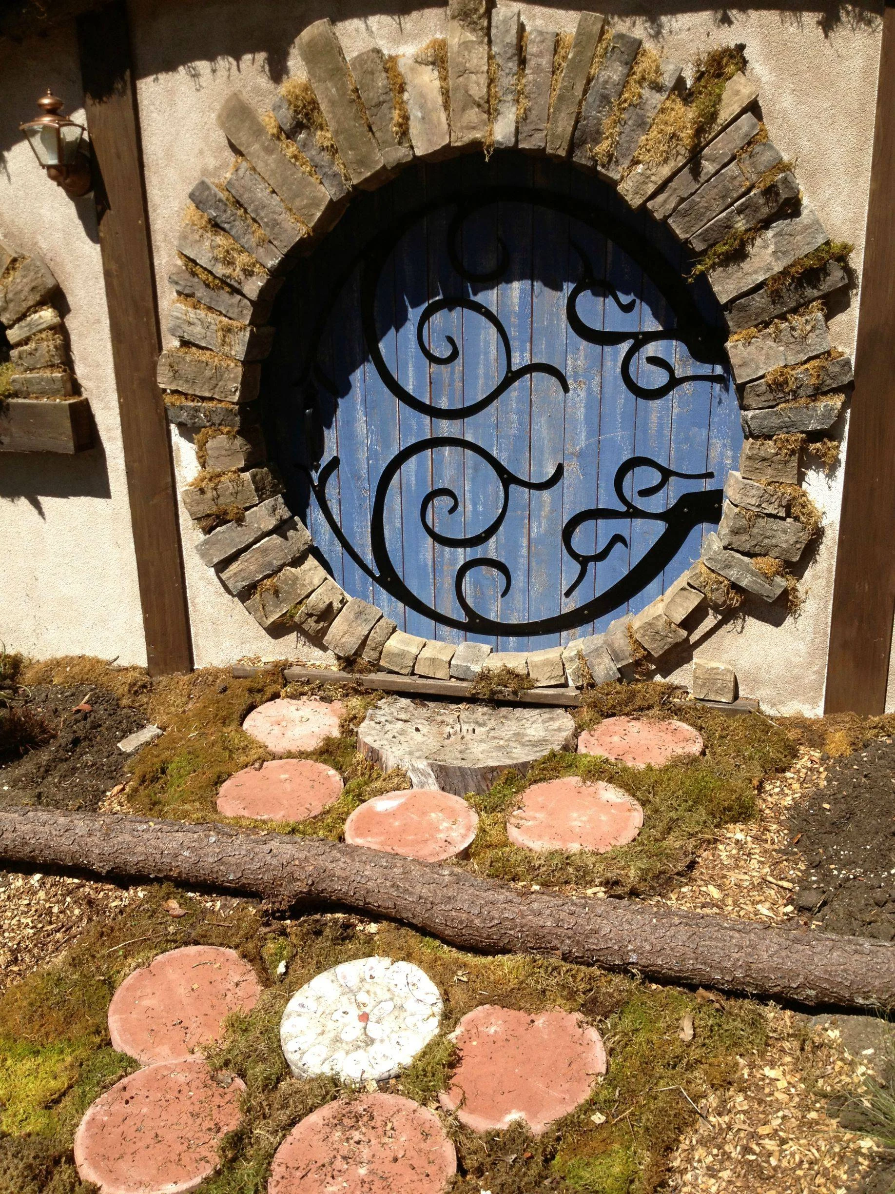 Construcción de la casa Hobbit