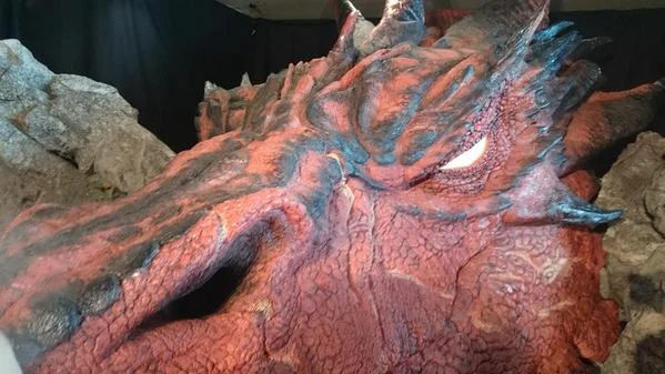 Smaug llega al aeropuerto de Wellington
