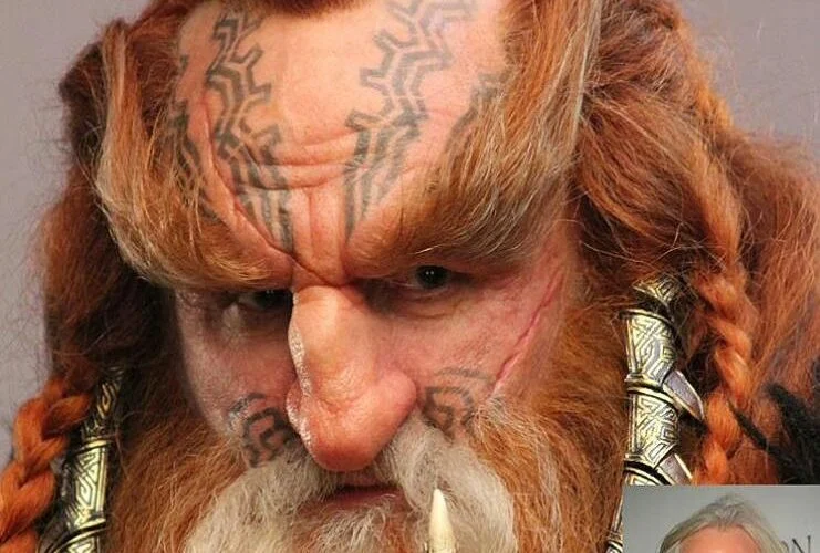 Imagen de Billy Connolly caracterizado como Dáin Pie de Hierro