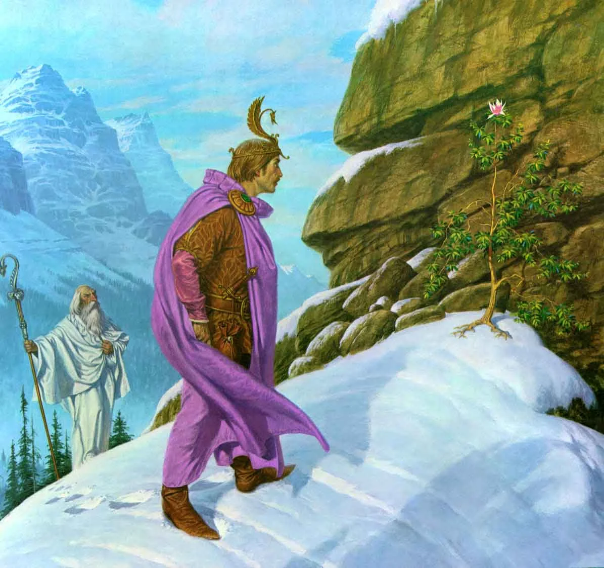 Aragorn encuentra el retoño del Árbol Blanco, según Darrell K. Sweet