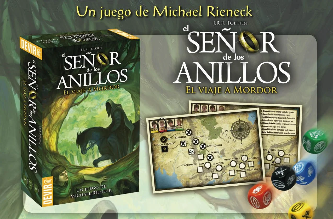 El Señor de los Anillos: El Viaje a Mordor, nuevo juego de mesa basado en la Obra de JRR Tolkien