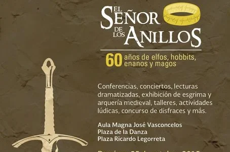 Programa de actividades del homenaje a El Señor de los Anillos de la Sociedad Tolkiendili de México