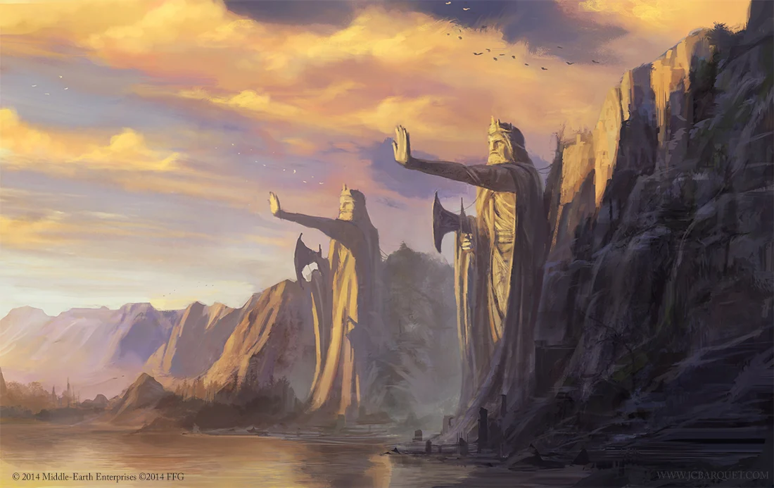 Los Argonath, según Juan Carlos Barquet