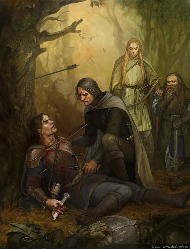 La muerte de Boromir, según Julia Alekseeva