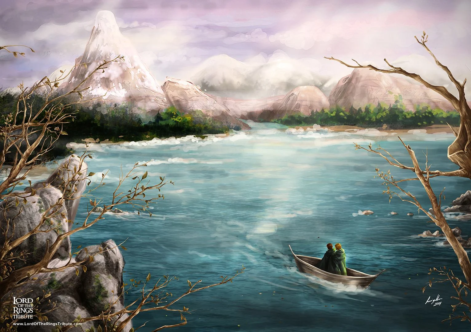 Frodo y Sam parten hacia Mordor, según Luiza Ho