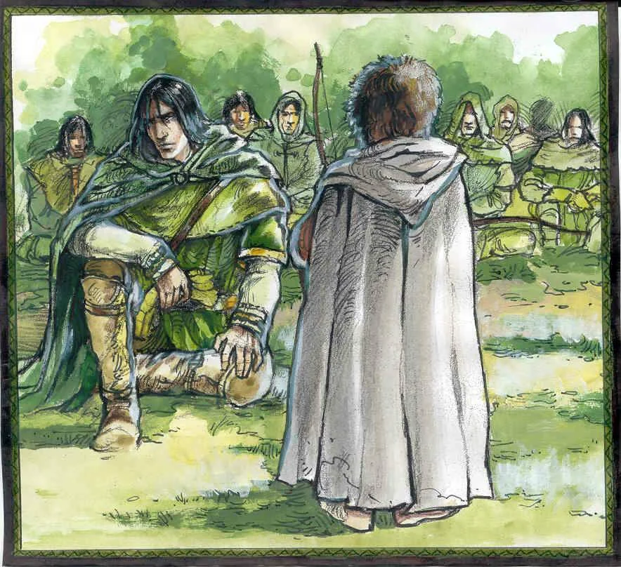 Faramir y Frodo, según Catherine Karina Chmiel