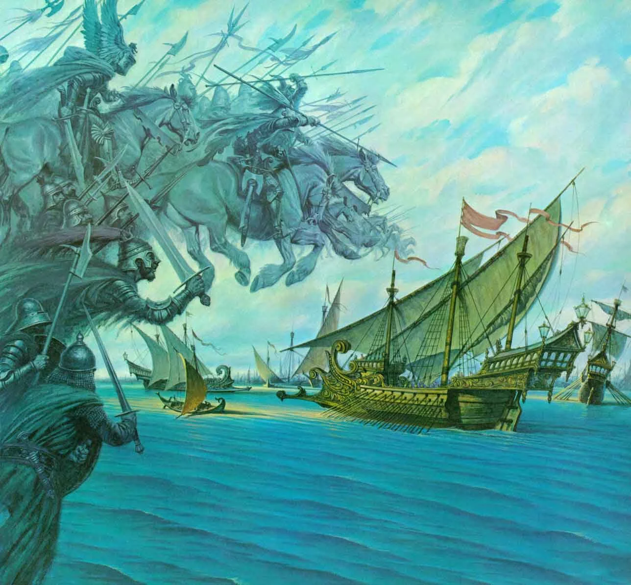 Los Muertos atacan a los Corsarios de Umbar y a los Haradrim, según Darrell K. Sweet