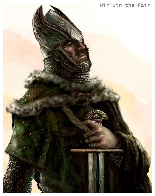 Hirluin el Hermoso, según Jan Pospisil