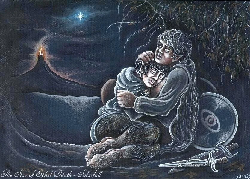 Sam ve una estrella sobre las Ephel Dúath, según Karin Brouwer