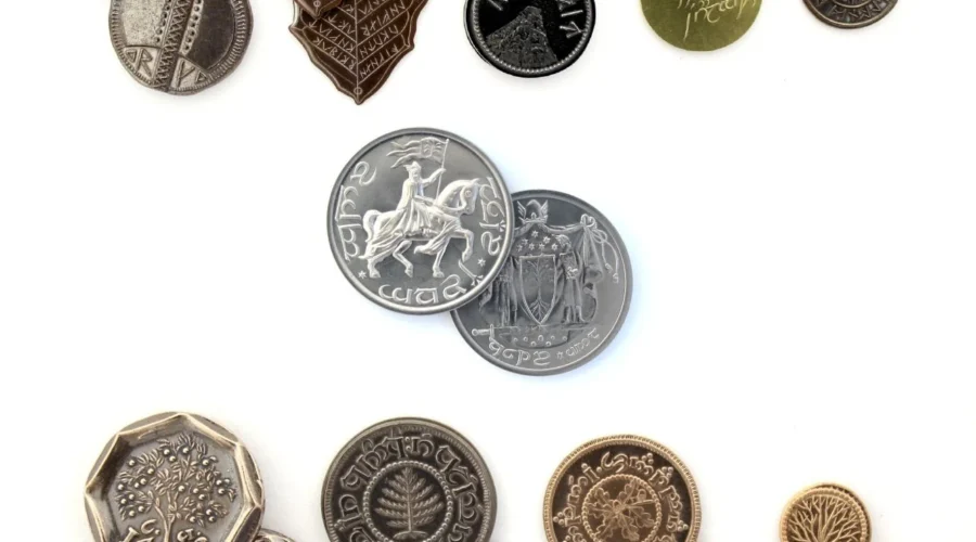 Ganador del lote de monedas de la Tierra Media de Shire Post Mint