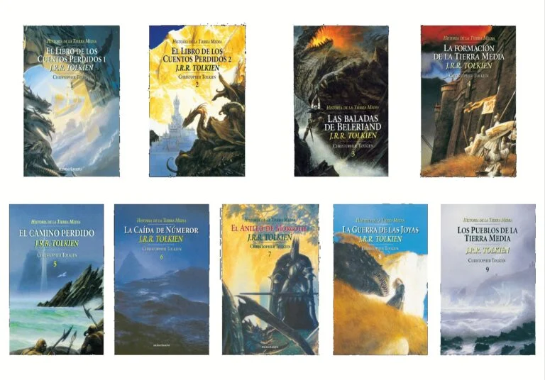 Los nueve volúmenes de la colección 'Historia de la Tierra Media' Los nueve volúmenes de la colección 'Historia de la Tierra Media'