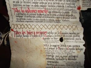 Réplica del contrato de saqueador de Bilbo, obra de apmesa Réplica del contrato de saqueador de Bilbo, obra de apmesa