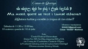 Curso Quenya de la Sociedad Tolkiendili de Mexico
