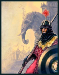 Campamento de los Haradrim, según Jan Pospisil Campamento de los Haradrim, según Jan Pospisil