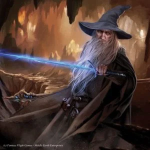 Gandalf con Glamdring, según la artista francesa Magali Villeneuve
