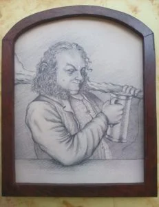 Réplica del retrato de Toro Bramador, obra de apmesa Réplica del retrato de Toro Bramador, obra de apmesa