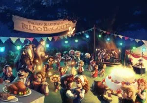 La fiesta de Bilbo, según Renato Giacomini La fiesta de Bilbo, según Renato Giacomini