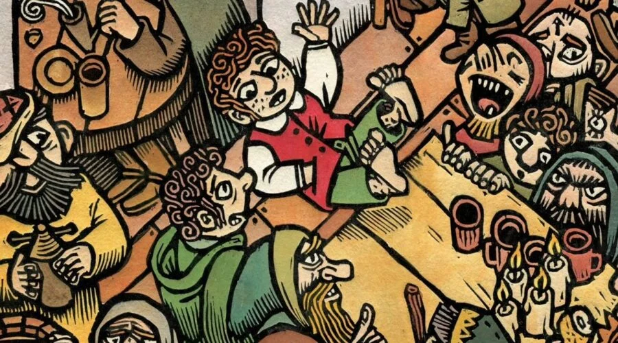 Una tarde en El Poney Pisador, exposición de arte tolkiendil de Tomás Hijo