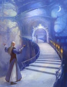 Lothlórien, según la artista rusa Julia Alekseeva Lothlórien, según Julia Alekseeva