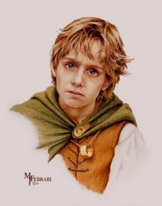 Frodo según Mark Ferrari
