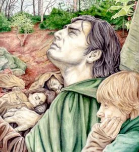Aragorn y Sam hacen guardia en Eregion, según Peter Xavier Price