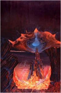 barad-dûr, según el artista británico Roger Garland barad-dûr, según Roger Garland