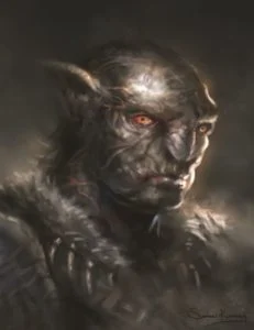 Orco, según el artista singapurense Samuel Christian Kambey Orco, según Samuel Christian Kambey