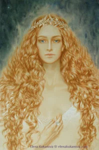Galadriel, según la artista rusa Elena Kukanova