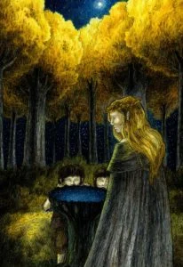 El Espejo de Galadriel, según la artista checa Lída Holubová