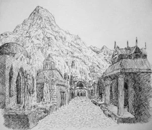 Rath Dínen, según el artista checo Matěj Čadil
