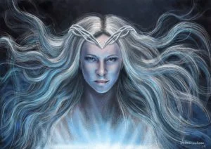 Galadriel, según una artista bielorrusa conocida como Victoria -victorem