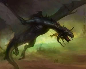 Nazgûl alado, según la artista rusa Julia Alekseeva