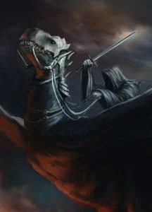 Nazgûl alado, según el artista polaco Mateusz Bogucki