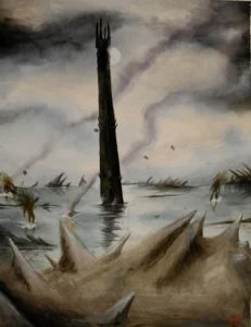 Isengard, según el artista británico Ryan Grant