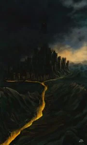 Barad-dûr, según el artista neerlandés Wouter Florusse