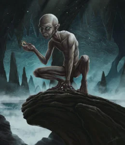 Gollum, según el artista brasileño Daniel Pilla