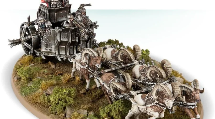 Games Workshop pone en preventa el carro de los Enanos de las Colinas de Hierro