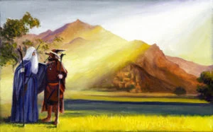 Gandalf y Radagast, según el artista estadounidense Jef Murray