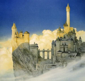 Minas Tirith, según el artista canadiense John Howe