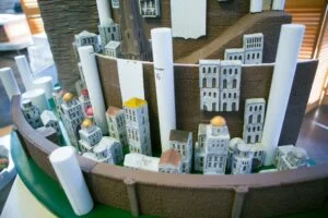 Tarta de Minas Tirith creada por Melissa's Fine Pastries. Fotografía de GK Photography