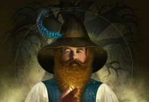 Tom Bombadil con el Anillo, según la artista estadounidense Cynthia Blair